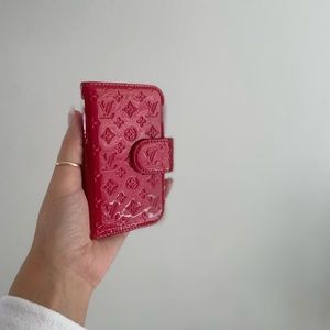 Mini red Louis Vuitton wallet vintage